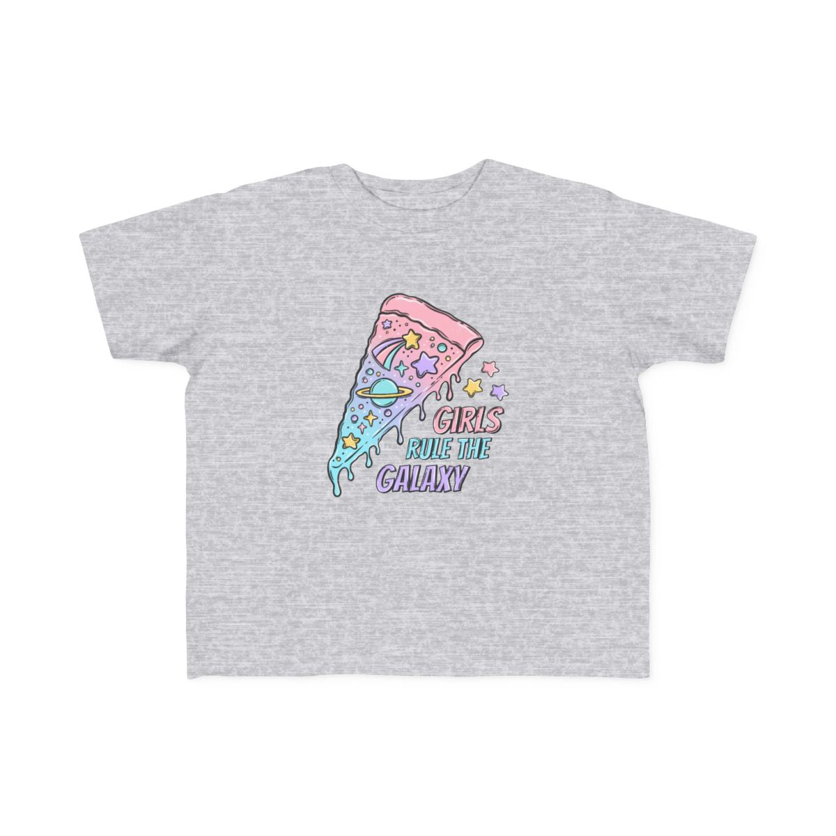 Toddler Girls Rule The Galaxy Cotton Tee