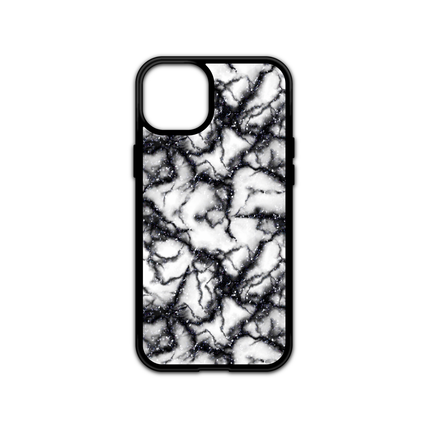 Black & White Sugar Marble Phone Case